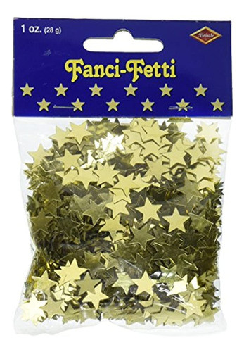 Accesorio Para Fiesta Fanci-fetti Stars (dorado) (1 Cuenta) 0