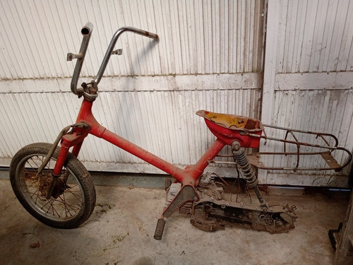 Allsales Honda Express Chasis Con Motor Y Rueda Delantera 0