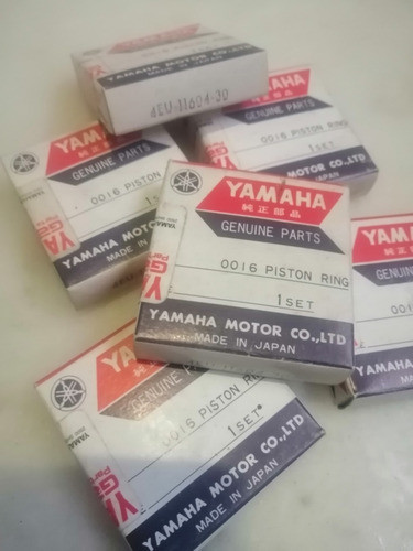 Aros De Pistón Yamaha Dt50 Agua +0.25 Original Japón 1