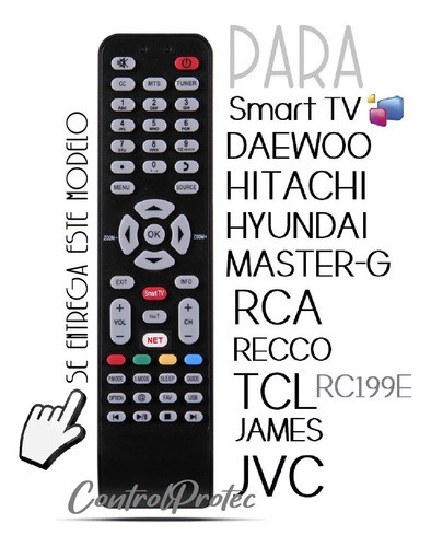 Control Remoto Smart Para Hitachi Master-g James Nex Recco 1