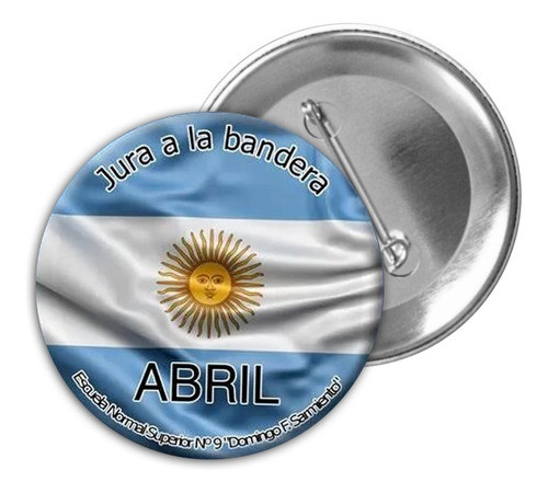 Pin Prendedor Jura A La Bandera 44mm X20 0