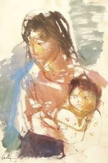 Maternidad - Juan Carlos Castagnino - Lámina 45x30 Cm. 0