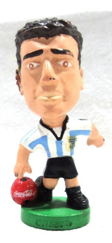 Muñeco Cabezones Seleccion Argentina Crespo Coca Cola B5 0
