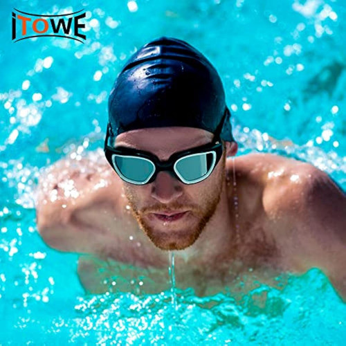 Itowe Gafas De Natación Para Adultos, Antivaho 1