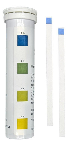 50 Tiras Reactivos Calidad Aceite Freir Alto Rango Ffa 6% 1