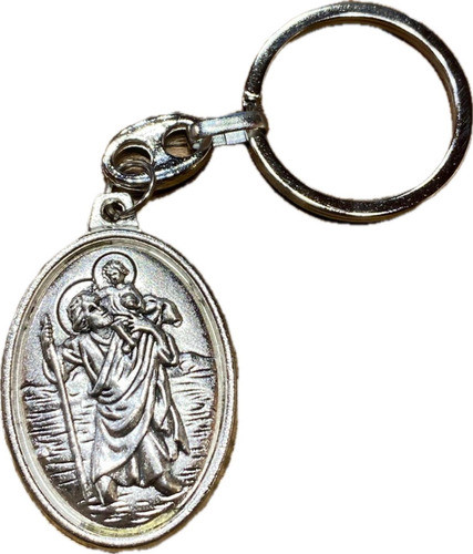 Luli Llavero San Cristobal Protector Choferes Auto Metal 1 0
