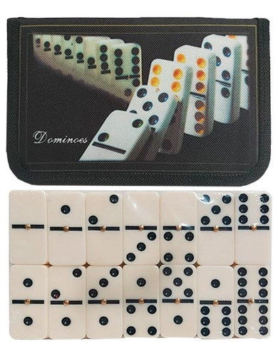 Domino En Cart. Negra 0