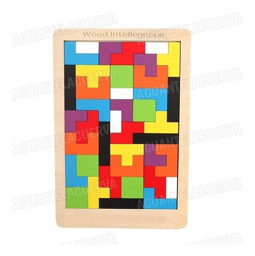 Tetris Madera Rompecabezas Juego Didactico Muy Colorido 1