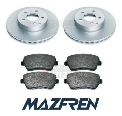 Kit Discos Pastillas Freno Renault Duster 1.6 Delantero 0