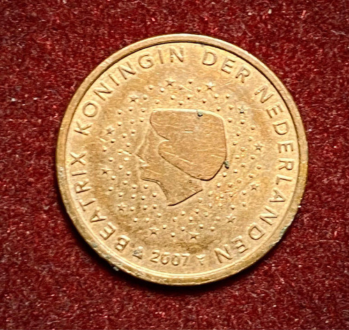 Moneda 5 Céntimos De Euro Holanda 2007 Km 236 Beatrix 1