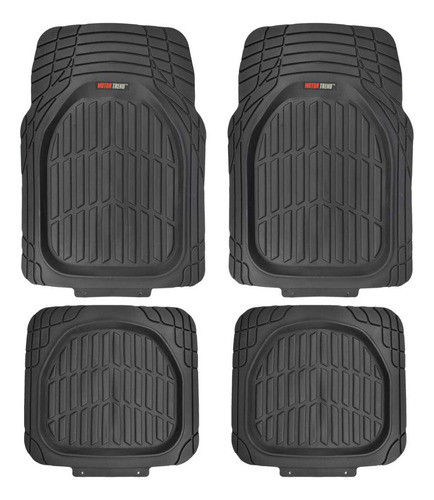 Motor Trend, Tortoise Series, Tapete De Goma, Negro 0