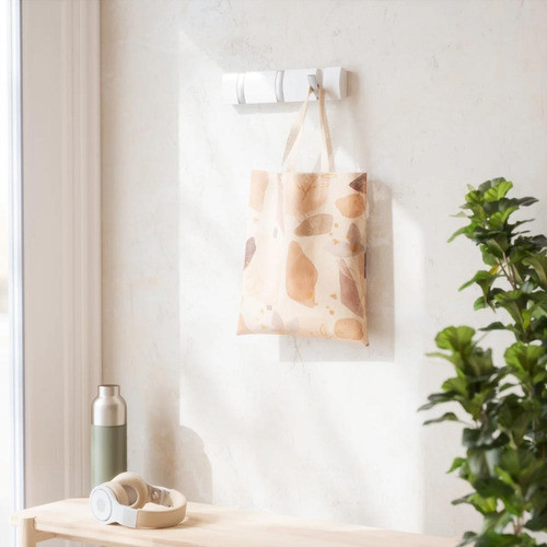 Perchero De Pared Blanco X3 Flip 1