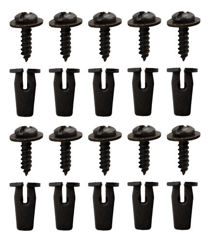 Tornillo Clip Grampa Guardaplast P/ Vw Gol Country X10 0