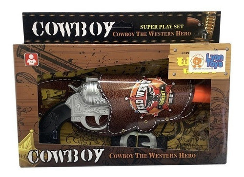Pistola De Sherif Con Funda Y Sonido 28 Cm Lny 898 Loonytoys 0