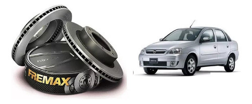 Kit De Disco De Freno Delantero Fremax Chevrolet Corsa 2 0