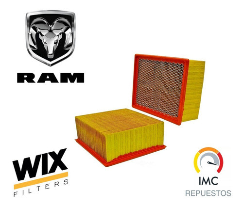 Filtro De Aire Wix Dodge Ram 2500 5.9l Diesel 2006 Alto 1