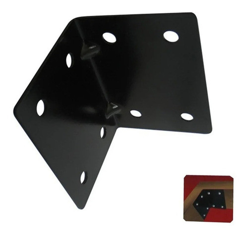 Conector Unión Codo Para Tirante De Madera 93 X 70 X 70mm 1