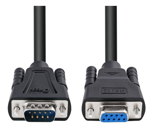 Dtech 10ft Cable Serial Macho A Hembra Rs232 Extensión 9 Pin 0