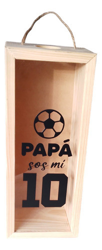 Guarda Corchos Estuche De Madera Para Vino Papa 10 0
