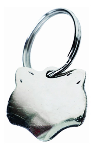 Chapa Gato Grabada Medalla Identificacion 0