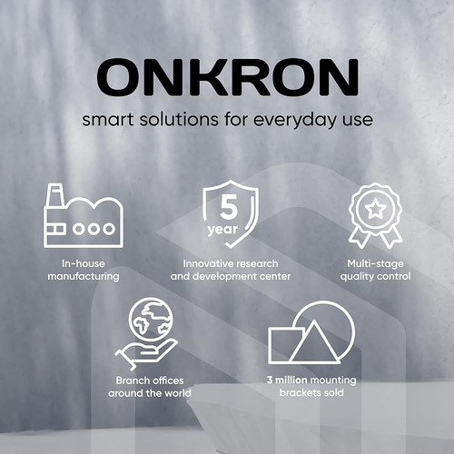 Onkron Soporte De Escritorio De Brazo Para Monitor Único Par 1