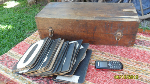 Antiguo Numeros Marcadores Carreras Puesto Vuelta Con Caja 1
