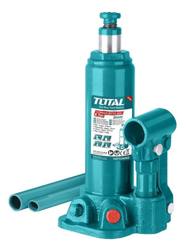 Gato Hidráulico Tipo Botella, 6 Toneladas, Total, Industrial 0