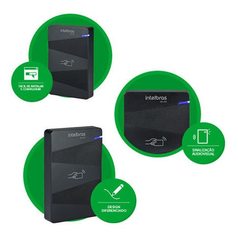Control De Acceso Lector Rfid Intelbras Le 130/125 Mhz 1