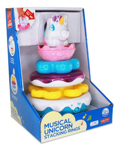 Unicornio Musical Juego Didactico Para Bebe Happy Kid 4278t 0