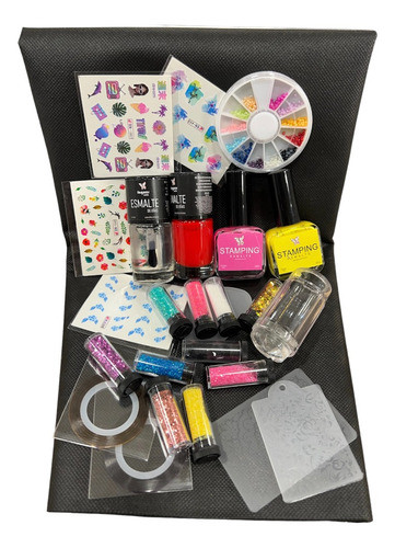Kit Deco Uñas Stamping Regalo Nenas Navidad Dia Del Niño 0