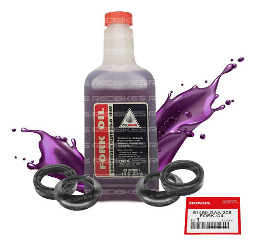 Reten Barral Honda Vmen Con Aceite Suspencion Pro Honda B1 0