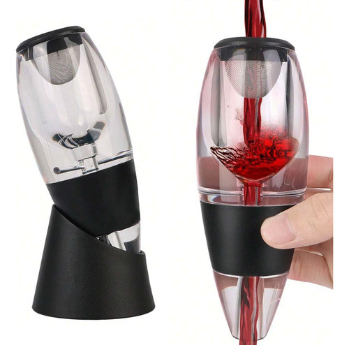 Aireador Oxigenador De Vinos Decantador Magico Sommelier 0