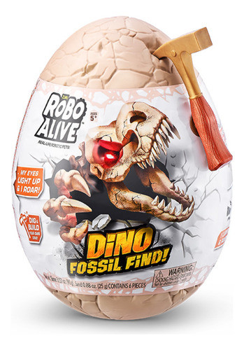 Robo Alive Huevo Dino Fosil Con Sorpresa - Mosca 0