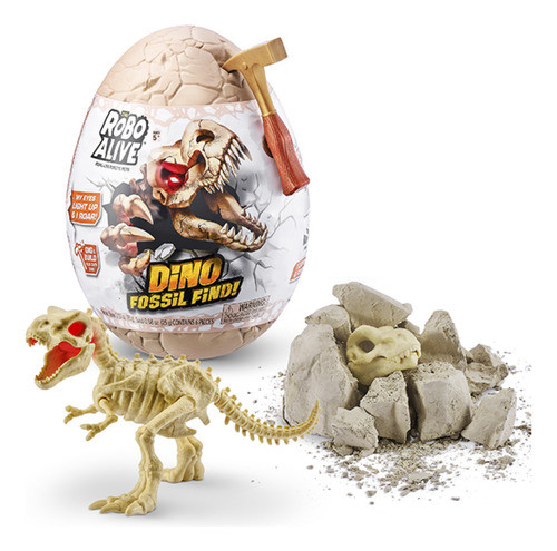 Robo Alive Huevo Dino Fosil Con Sorpresa - Mosca 1