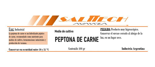 Peptona De Carne X 100 Gr - Salttech 1