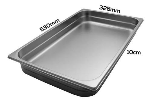 Fuenton Recipiente Bandeja Gastronorm Ac Inox 1/1 10 Cm 1