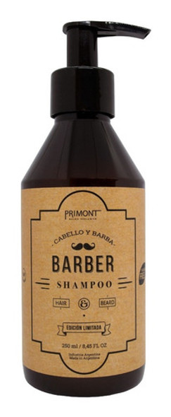 Primont Barber Shampoo + Cera Brillo + Balsamo Barba 6c 1