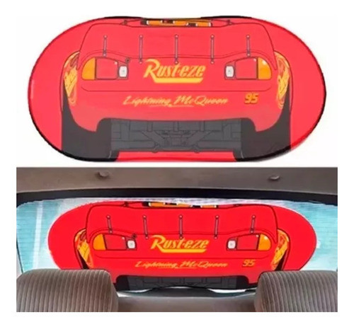 Cortina Parasol  De Cars  Para Luneta Imperdible 1