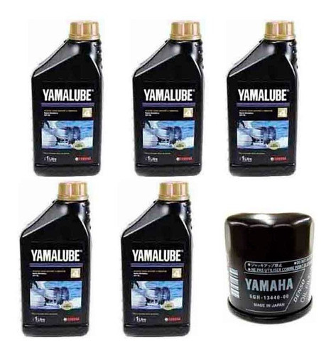 Kit De Cambio De Aceite Original Para Motor Yamaha 150hp 4t 0