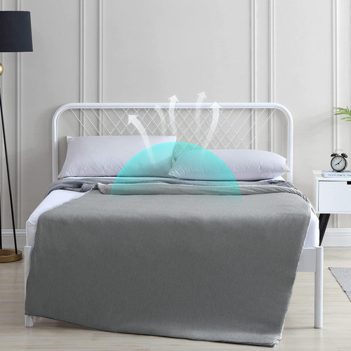 Manta Refrigerada Queen De 122x183 Cm, Suave Y Lavable 1