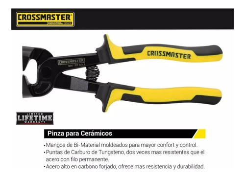 Pinza Para Cerámico Punta Tugsteno 8 Crossmaster 9972250.1 1