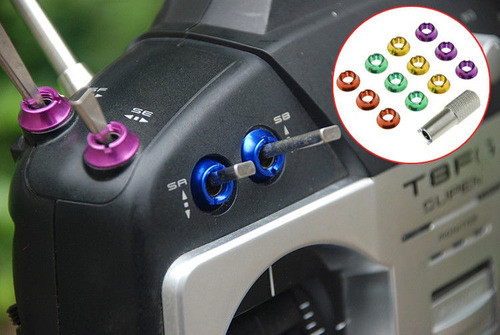 Radio De 12pcs Controlador Tuerca Interruptor Morado Para Fu 1