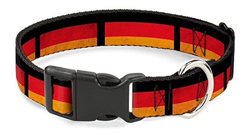Collar Con Clip De Plastico Con Hebilla - Bandera Alemana E 0