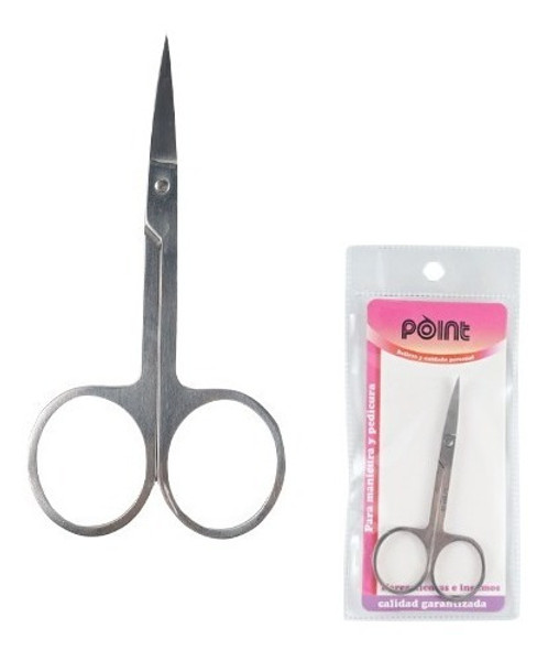 Tijera De Acero Punta Recta 9cm - Corta Cejas, Cuticulas 1