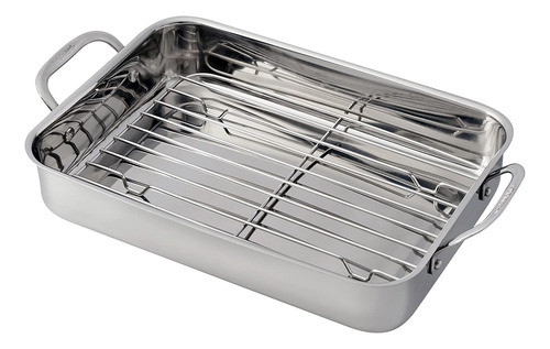 Cuisinart Bandeja De Lasaña Con Rejilla De Asar Inoxidable 1