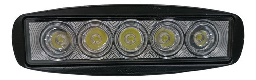 Faro Led Rectangular 15w 5 Leds 14x4,5cm Blanco Extra Pesado 0