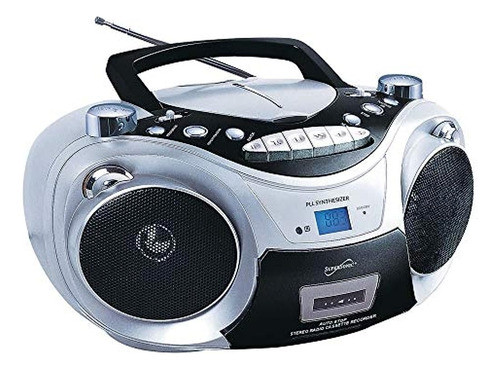 Supersonic Cd Mp3 Bluetooth Am Fm Boombox Rojo Cada Uno 0
