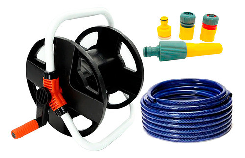 Kit Porta Manguera Riego Manguera 15mts 2123 Aquaflex 0