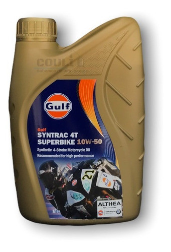 Lubricante Gulf Syntrac 4t Superbike 10w50 - 1 L Sintetico 1