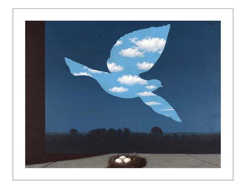Lamina Fine Art El Regreso René Magritte 48x60 Myc 0